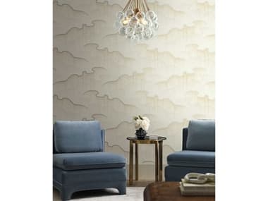 York Wallcoverings Modern Nature 2nd Edition Cream Moonlight Pearls Wallpaper YWOS4266