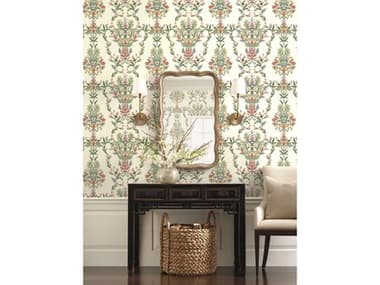 York Wallcoverings Rifle Paper Co. Second Edition White Green Luxembourg Wallpaper YWRP7328