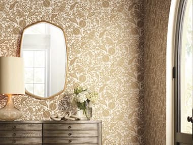 York Wallcoverings Rifle Paper Co. Second Edition White Pomegranate Wallpaper YWRP7391