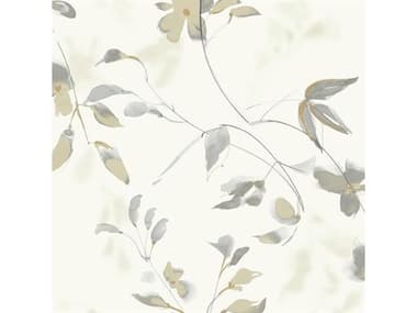 York Wallcoverings Best Sellers Tan Linden Flower Wallpaper YWSO2444