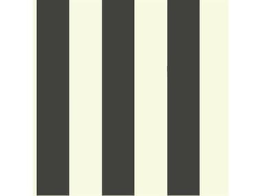 York Wallcoverings Magnolia Home Black & White Awning Stripe Wallpaper YWST5691MH