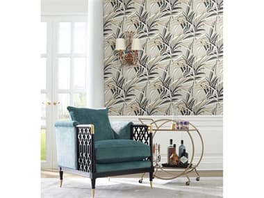 York Wallcoverings Tropics Resource Library Taupe Tropical Paradise Wallpaper YWTC2604