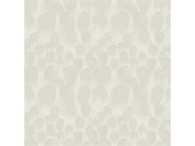 York Wallcoverings Antonina Vella Natural Opalescence Cream Feathers Wallpaper YWY6230102