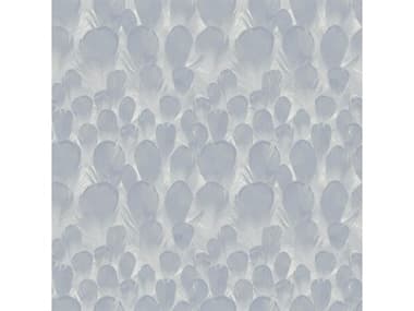 York Wallcoverings Antonina Vella Natural Opalescence Lavender Feathers Wallpaper YWY6230103