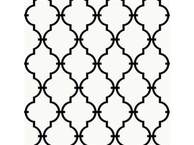 York Wallcoverings IBC 4 Black White, III Black Modern Trellis Wallpaper YWYS9100