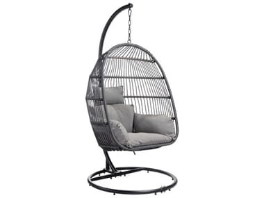 Zuo Outdoor Bilbao Steel Gray Hanging Chair ZD703954
