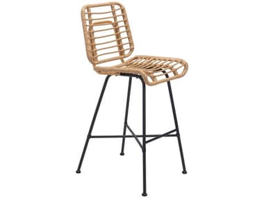 Zuo Outdoor Murcia Bar Chair (Set of 2) Natural ZD703983