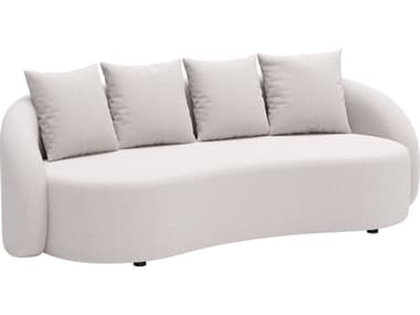 Zuo Outdoor Sunny Isles Beige Aluminum Cushion Sofa ZD704018