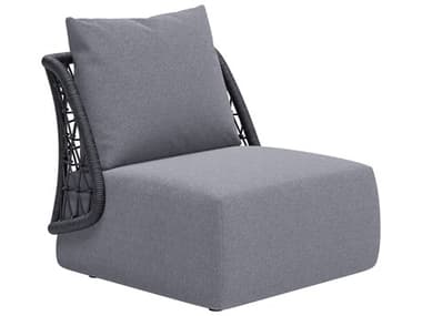 Zuo Outdoor Mekan Gray Fabric Cushion Lounge Chair ZD704024