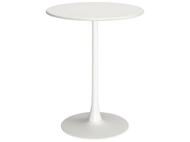 Zuo Outdoor Soleil White Steel Round Bar Table ZD704035