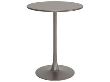 Zuo Outdoor Soleil Taupe Steel Round Bar Table ZD704036