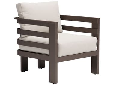 Zuo Outdoor Bal Harbor White Aluminum Cushion Lounge Chair ZD704040