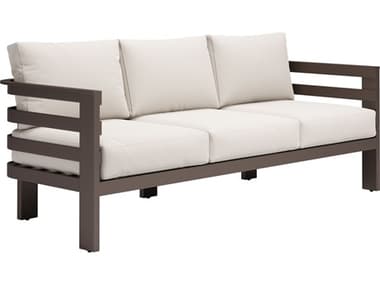 Zuo Outdoor Bal Harbor White Aluminum Cushion Sofa ZD704041