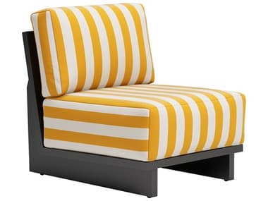 Zuo Outdoor Shoreline Yellow Aluminum Cushion Lounge Chair ZD704042