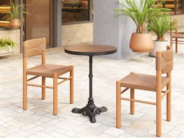 Zuo Outdoor Gazebo Patio Dining Set ZD704053SET