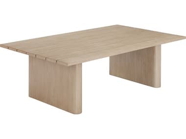Zuo Outdoor Duna Natural Faux Wood Rectangular Coffee Table ZD704069