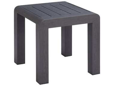 Zuo Outdoor Rolig Black Aluminum Square End Table ZD704091