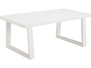 Zuo Outdoor Welt White Aluminum Rectangular Coffee Table ZD704113