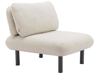 Zuo Outdoor Aperto Beige Aluminum Cushion Lounge Chair ZD704122