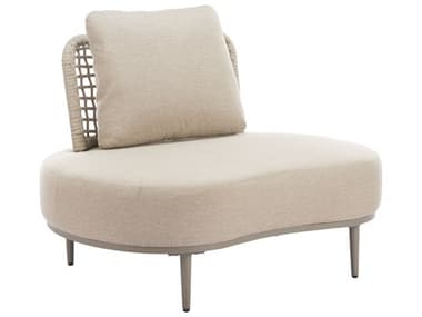 Zuo Outdoor Ruhe Beige Aluminum Cushion Lounge Chair ZD704124