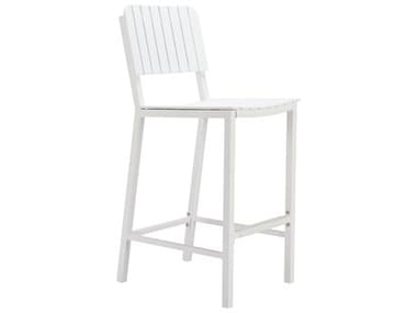 Zuo Outdoor Kayu White Aluminum Metal Bar Stool ZD704149
