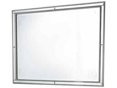 Michael Amini Bel Air Park Champagne 49''W x 37''H Rectangular Wall Mirror AIC9002260201