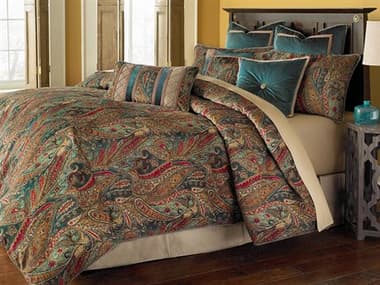 Michael Amini Bella Veneto Seville Honey Ten-Piece King Comforter Set AICBCSKS10SEVILEHNY