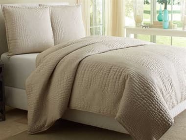 Michael Amini Dash Natural Three-Piece King Duvet Set AICBCSKD03DASHNAT