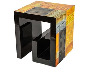 Michael Amini Illusions Multi 19'' Wide Square End Table AICFSILUSN013