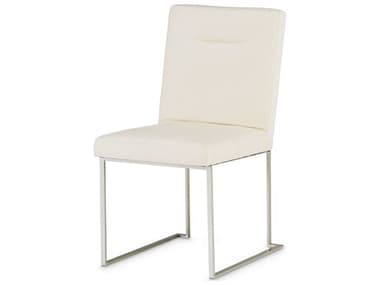 Michael Amini Laguna Ridge Silver Fabric Upholstered Side Dining Chair AIC9083003814
