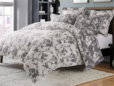 Michael Amini Mika Dove Five-Piece Queen Duvet Set AICBCSQD05MIKADOV
