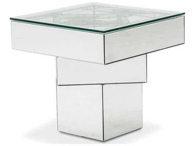 Michael Amini Montreal 23'' Wide Square Pedestal Table AICFSMNTRL1696