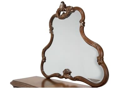 Michael Amini Platine De Royale Light Espresso 52''W x 45''H Dresser Mirror AIC09060229