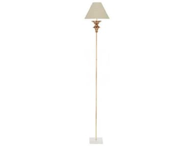Aidan Gray 61" Tall Distress Gold Floor Lamp AIDL877