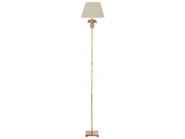 Aidan Gray 60&quot; Tall Distress Gold Floor Lamp AIDL879