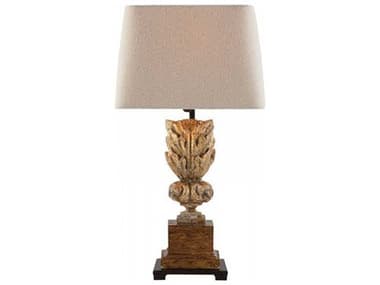 Aidan Gray Gold Leaf Table Lamp AIDL248