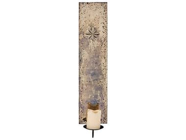 Aidan Gray 27&quot; Tall Distressed Mirror Brown Wall Sconce AIDWC45LSET