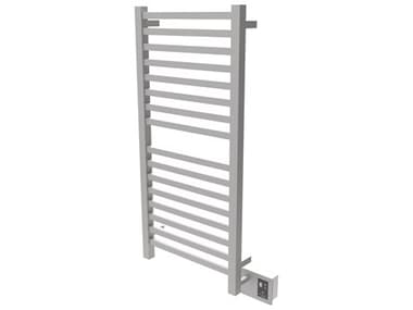 Amba Quadro Brushed Stainless 24" x 45" Heated Towel Rack AMBQ2042B