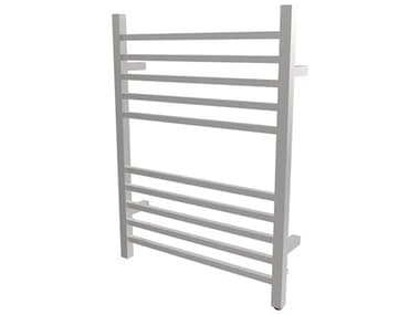 Amba Radiant Brushed Stainless Radiant Square Plug-In Heated Towel Rack AMBRSWPB