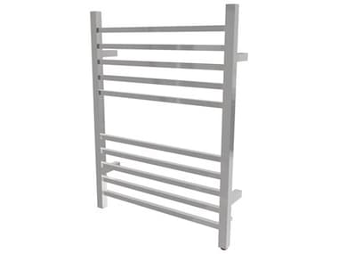 Amba Radiant Polished Stainless Radiant Square Plug-In Heated Towel Rack AMBRSWPP