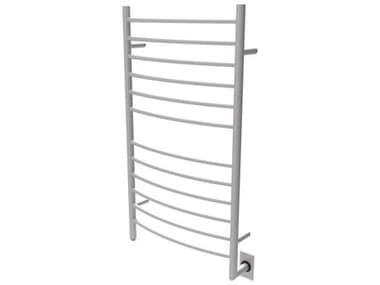 Amba Radiant Brushed Stainless Radiant Large Hardwired Curved Heated Towel Rack AMBRWHLCB