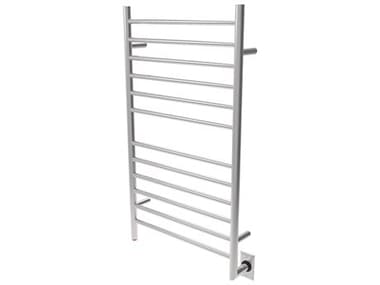 Amba Radiant Polished Stainless Radiant Large Hardwired Straight Heated Towel Rack AMBRWHLSP