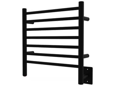 Amba Radiant Matte Black Radiant Small Heated Towel Rack AMBRWHSSMB