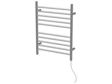 Amba Radiant Brushed Stainless Radiant Plug-in Straight Heated Towel Rack AMBRWPSB