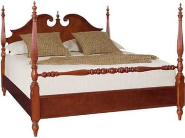 American Drew Cherry Grove Classic Antique Brown Wood King Poster Bed AD791386R