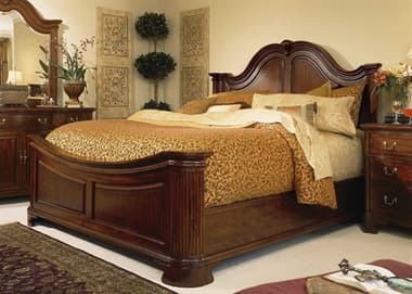 American Drew Cherry Grove Classic Antique Wood King Panel Bed AD791316R