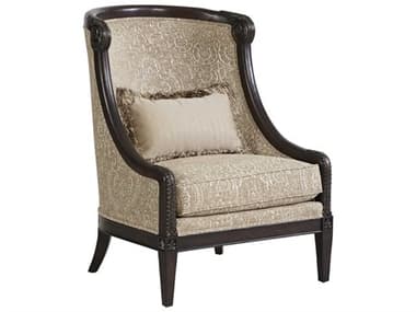 A.R.T. Furniture Giovanna Azure Carved Wood Accent Chair AT5095345527AB