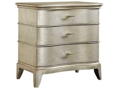 A.R.T. Furniture Starlite 30&quot; Wide 3-Drawers Silver Parrawood Nightstand AT4061402227