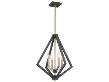 Artcraft Breezy Point 4 - Light Geometric Chandelier ACAC10684BZ