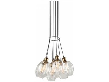 Artcraft Clearwater 7 - Light Geometric Pendant ACAC10737VB